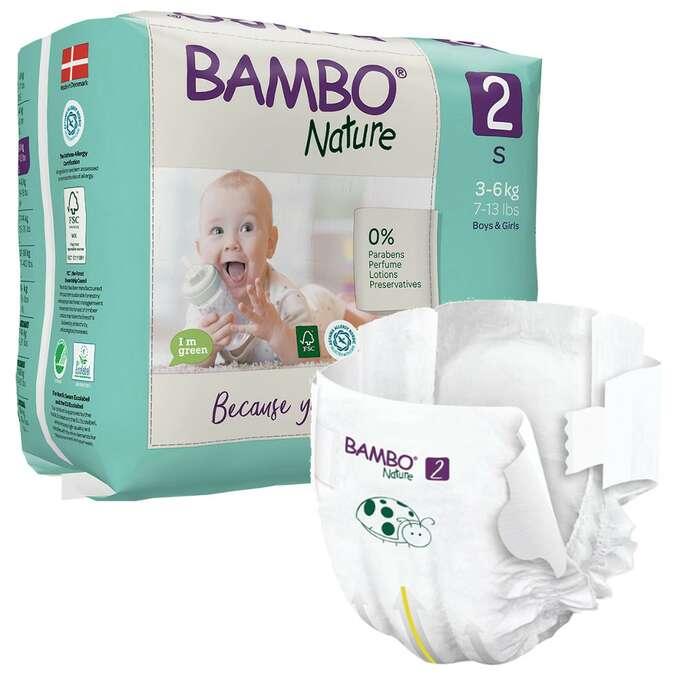 prawidłowo założony pampers