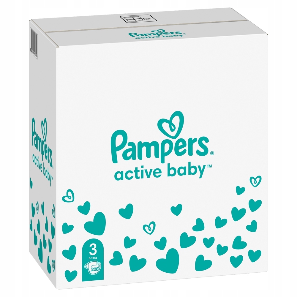 paczka pampersy pampers pomaranczowe