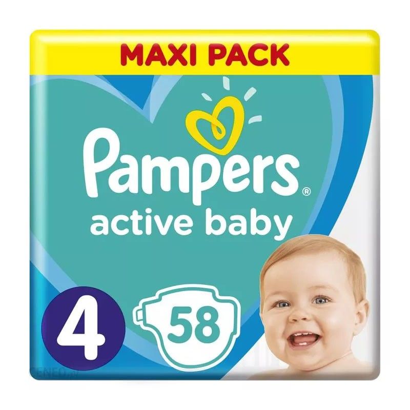 pampers activ baby 3 208 sztuk