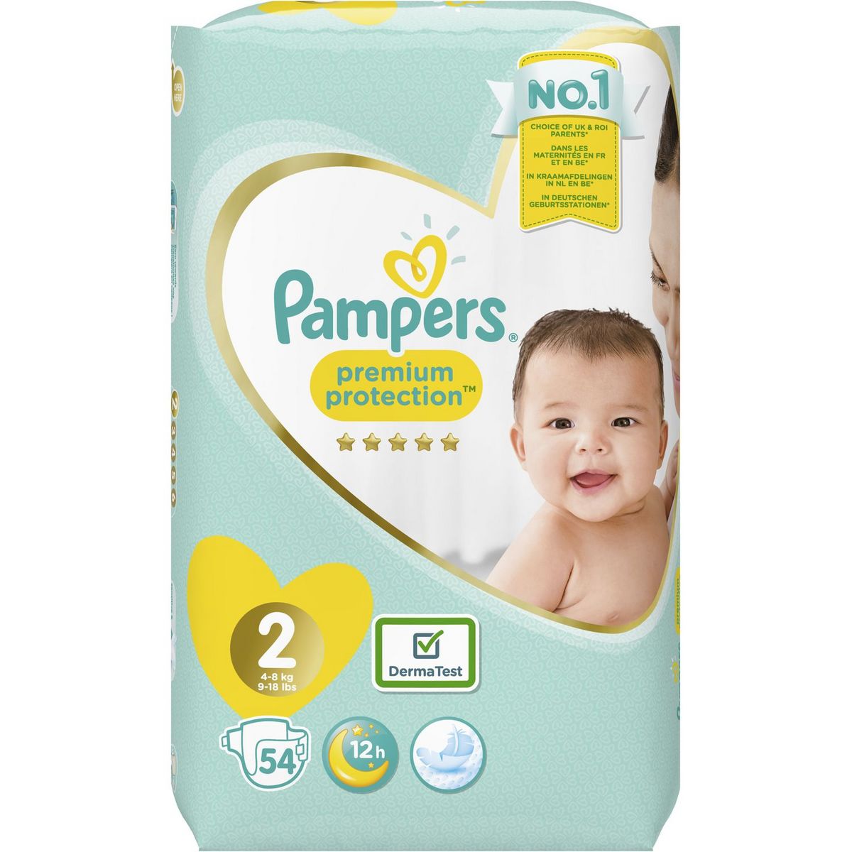 pampers midi 58szt