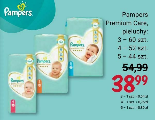 promocje na pieluszki pampers