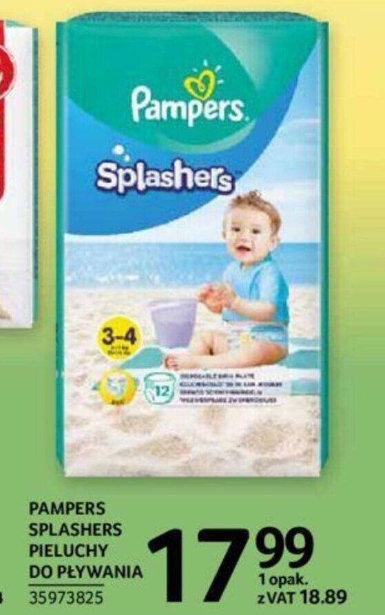 pieluchy na basen firmy pampers