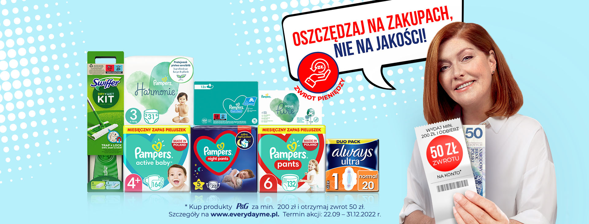 rosmann pieluszki pampers premium care 3