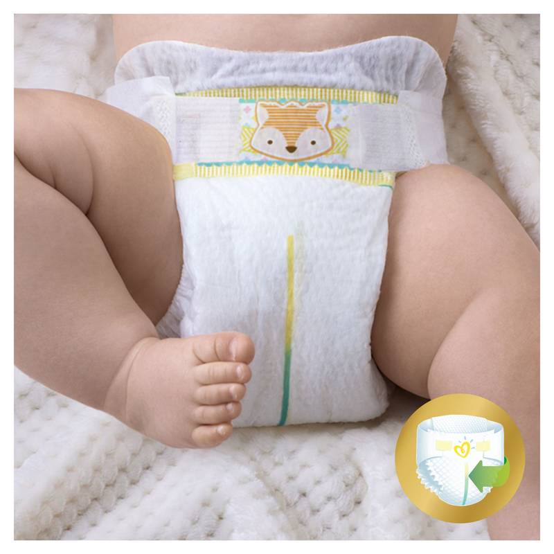 pampers niebiesko-zielone